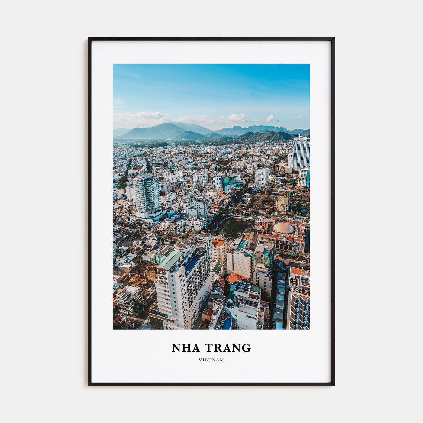 Nha Trang Portrait Color Poster