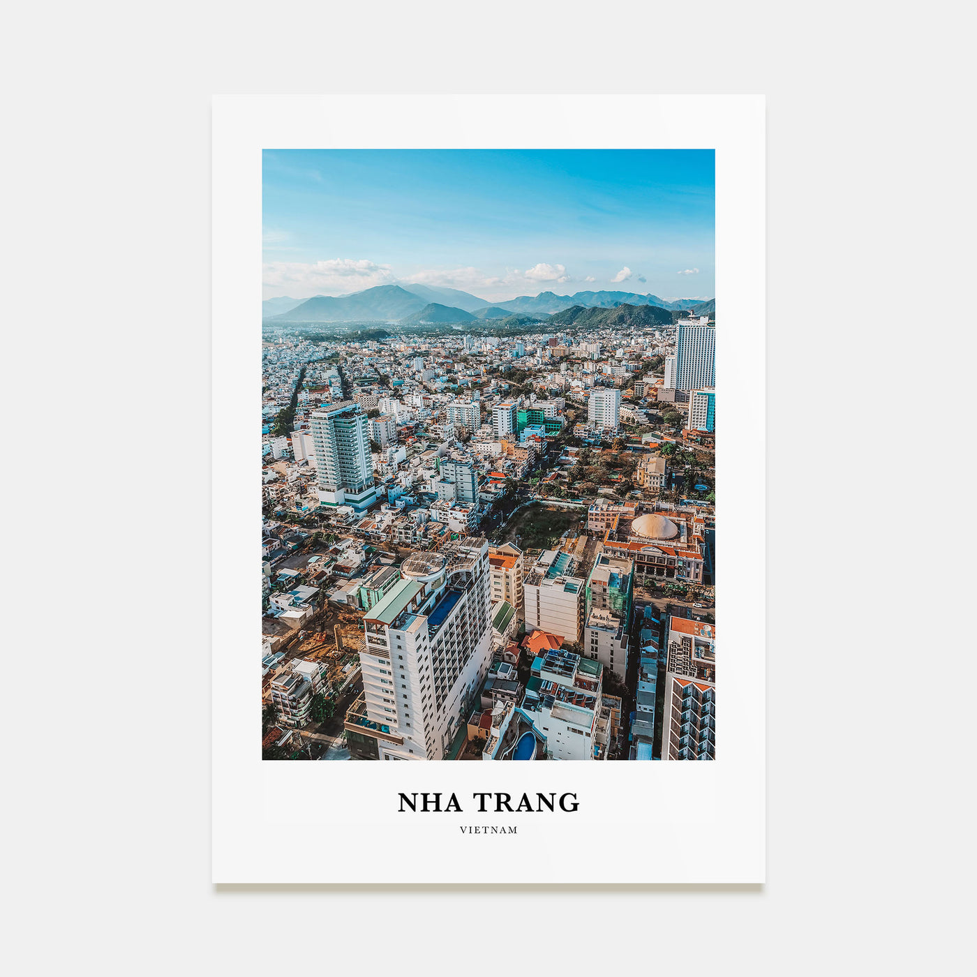 Nha Trang Portrait Color Poster