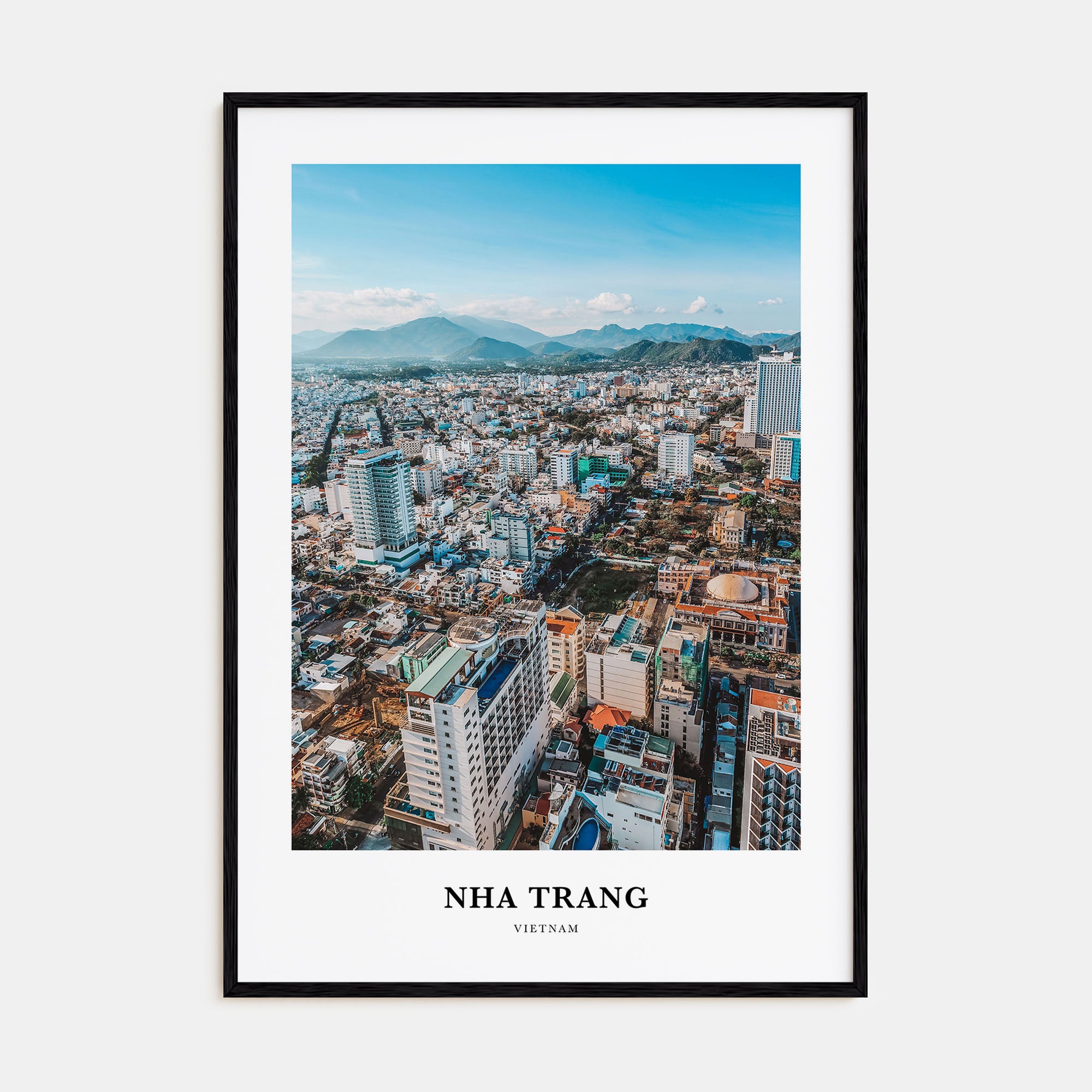 Nha Trang Portrait Color Poster