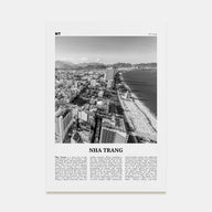 Nha Trang Travel B&W Poster