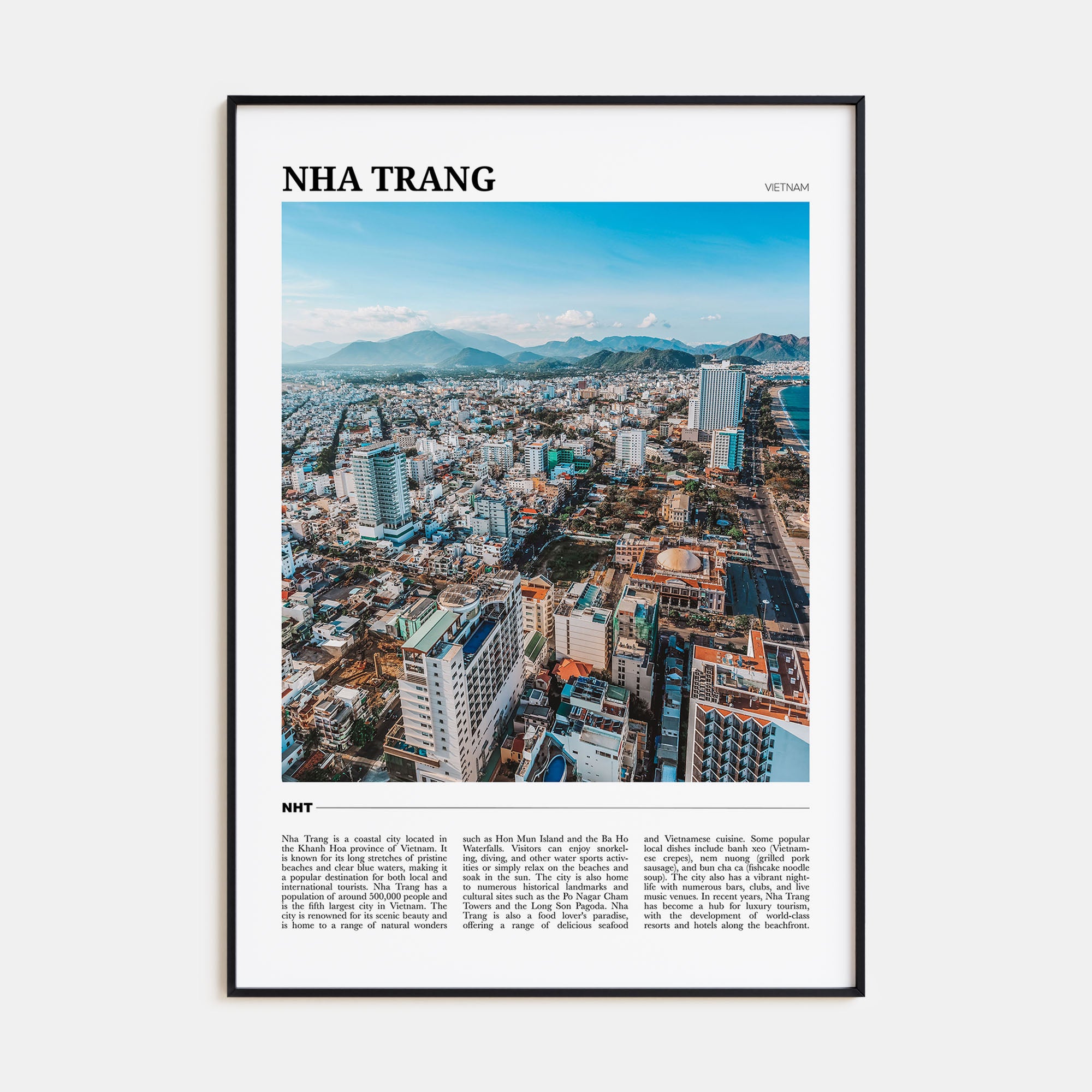 Nha Trang Travel Color Poster