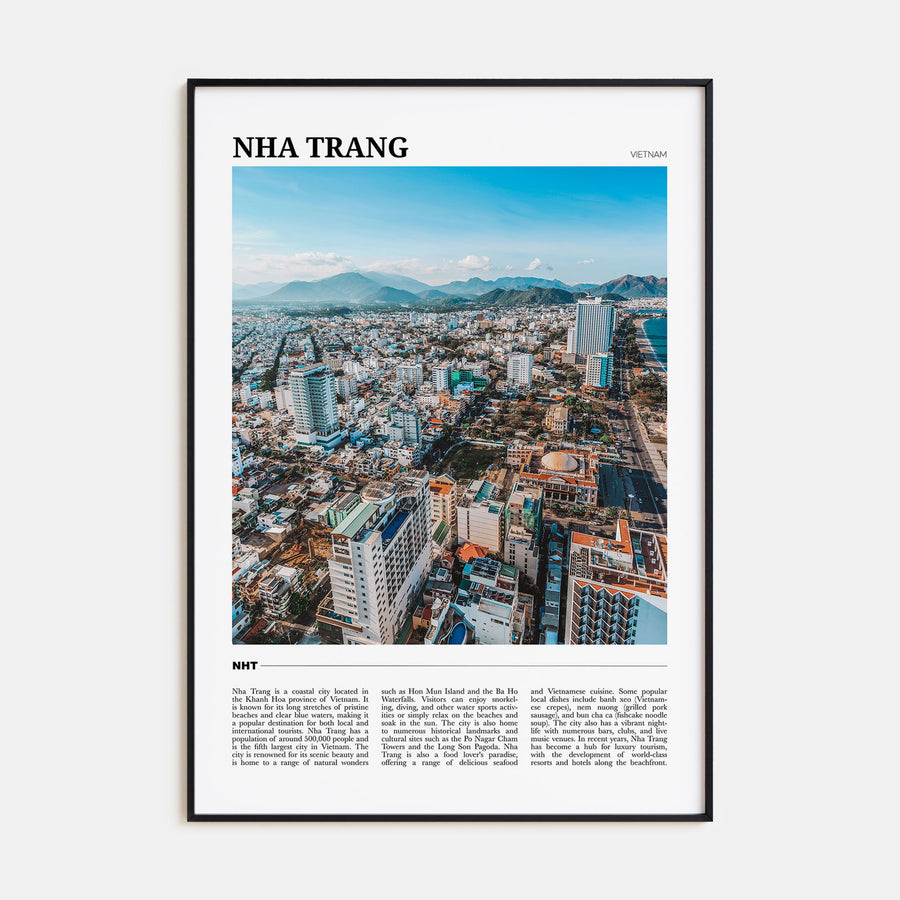 Nha Trang Travel Color Poster