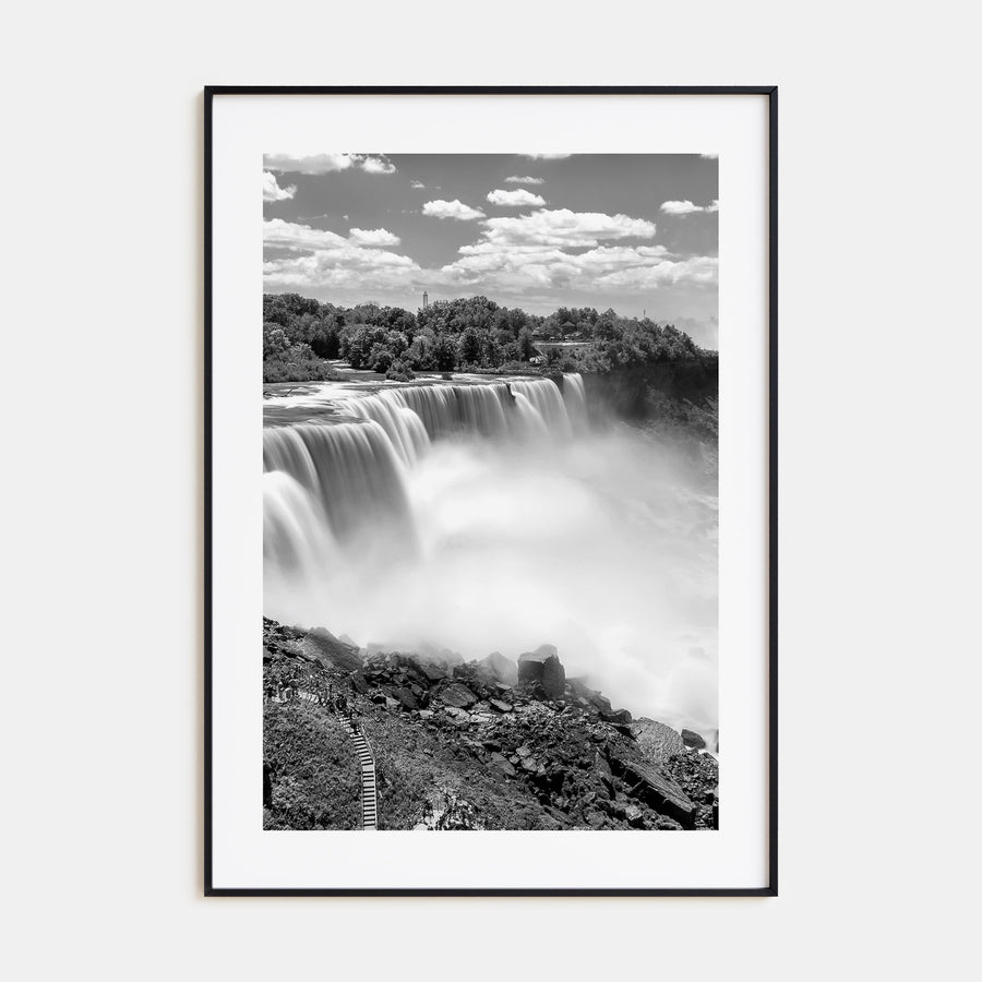 Niagara Falls, North America Photo B&W Poster