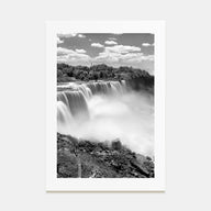 Niagara Falls, North America Photo B&W Poster