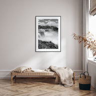 Niagara Falls, North America Photo B&W Poster