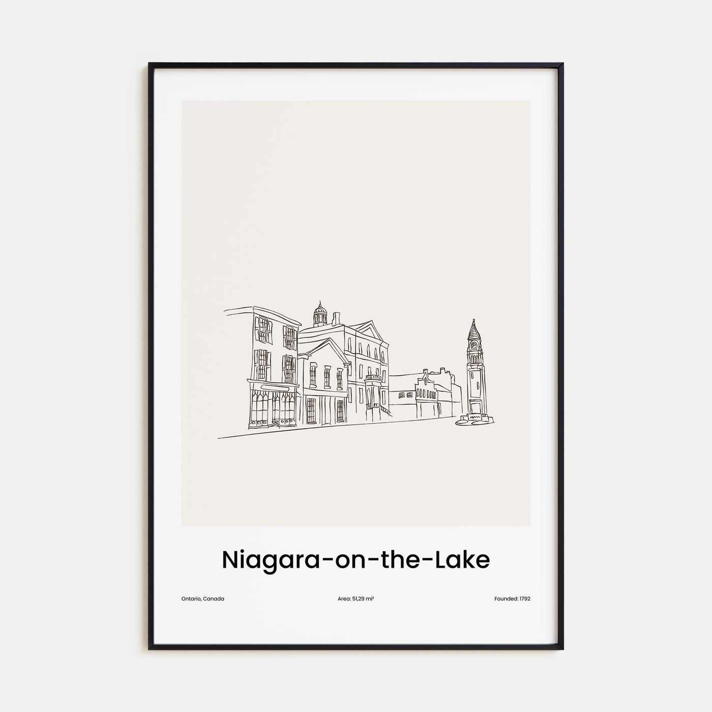 Niagara-on-the-Lake Drawn Poster
