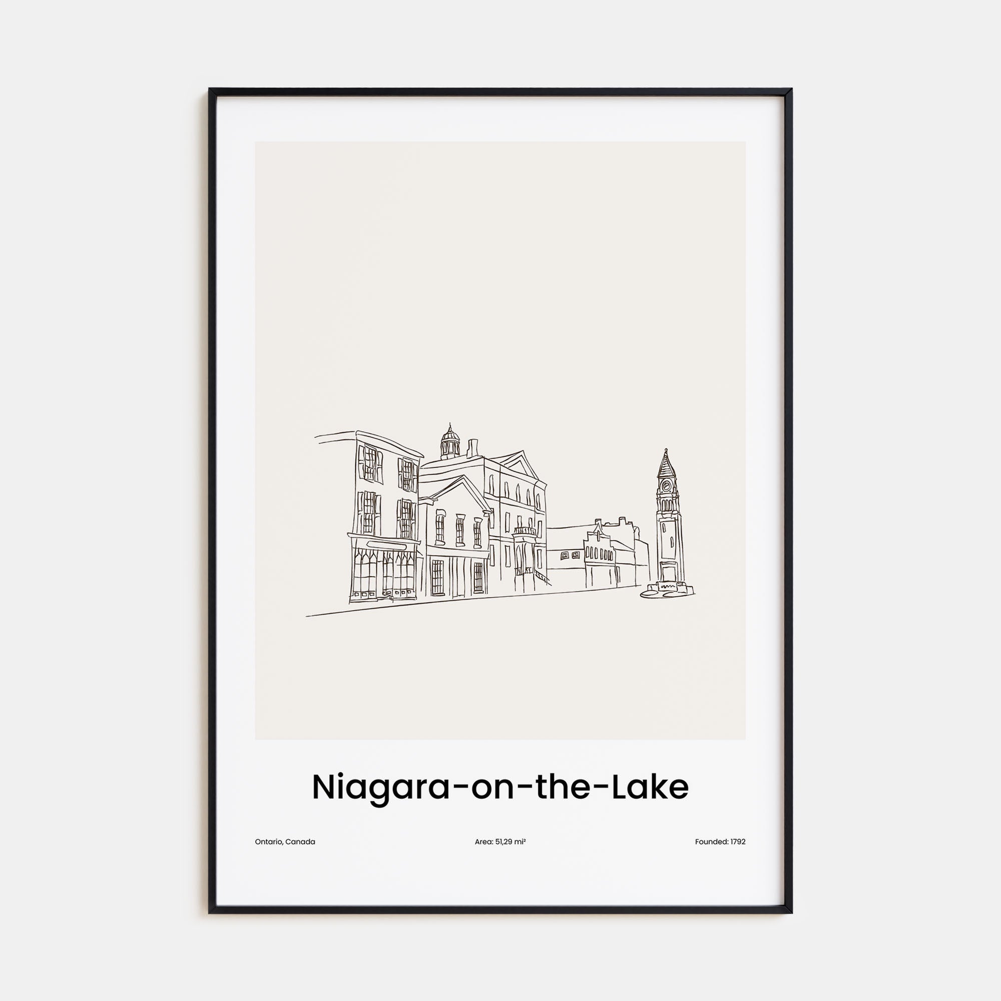 Niagara-on-the-Lake Drawn Poster