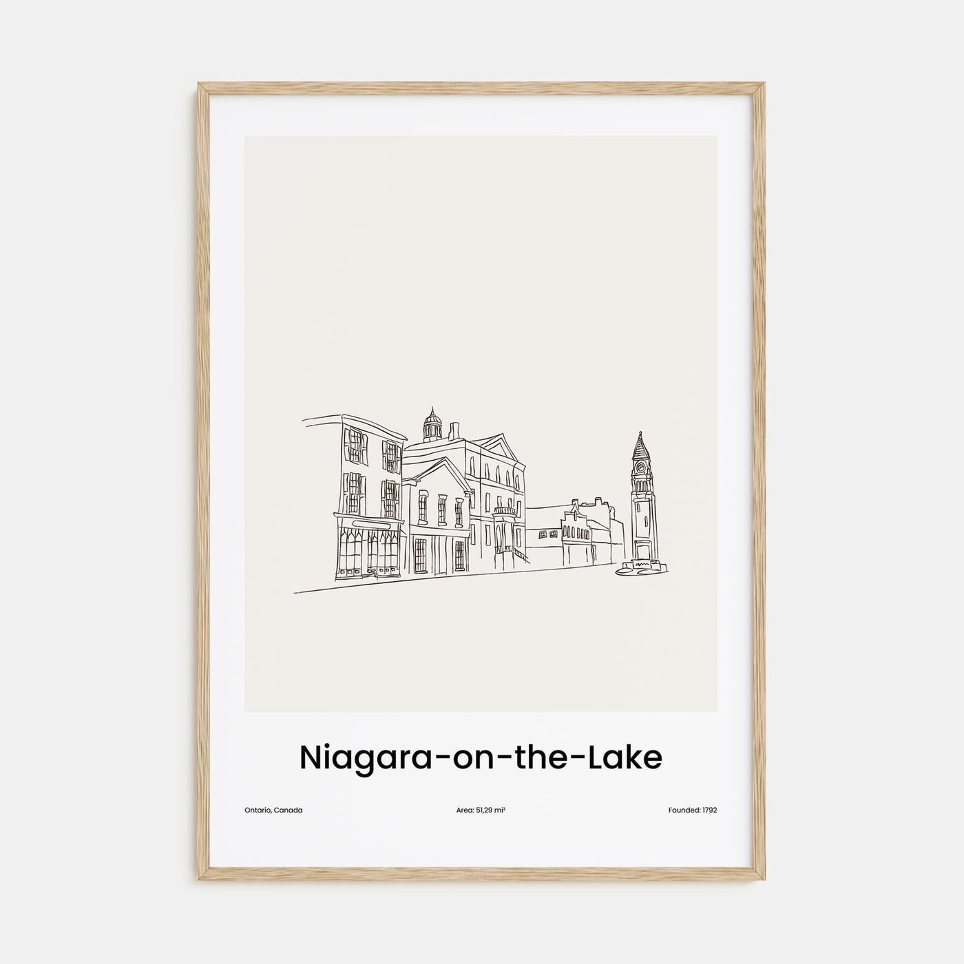 Niagara-on-the-Lake Drawn Poster