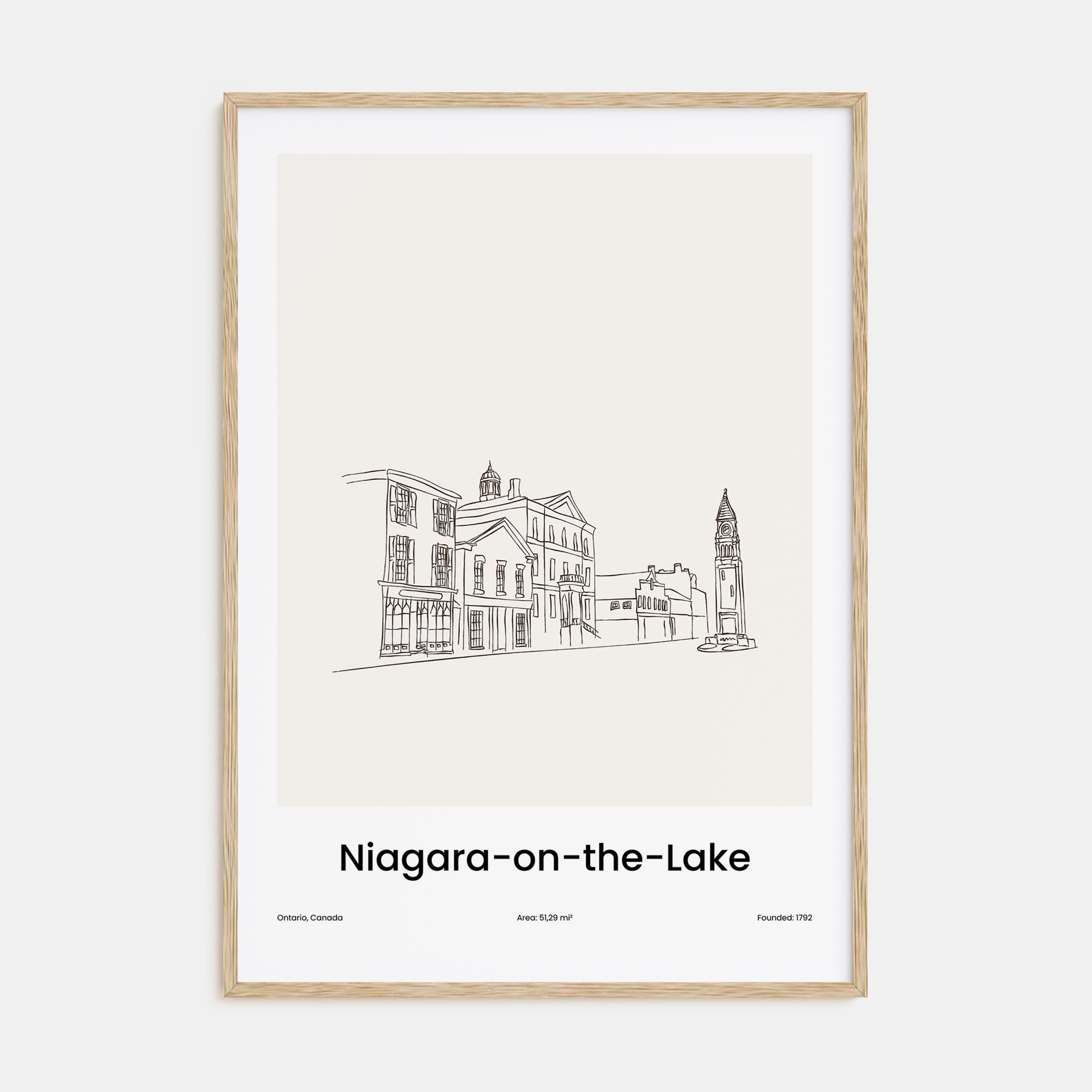 Niagara-on-the-Lake Drawn Poster