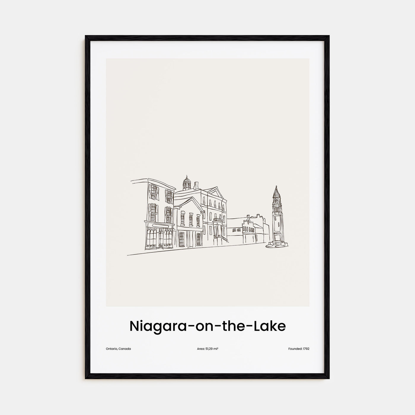 Niagara-on-the-Lake Drawn Poster