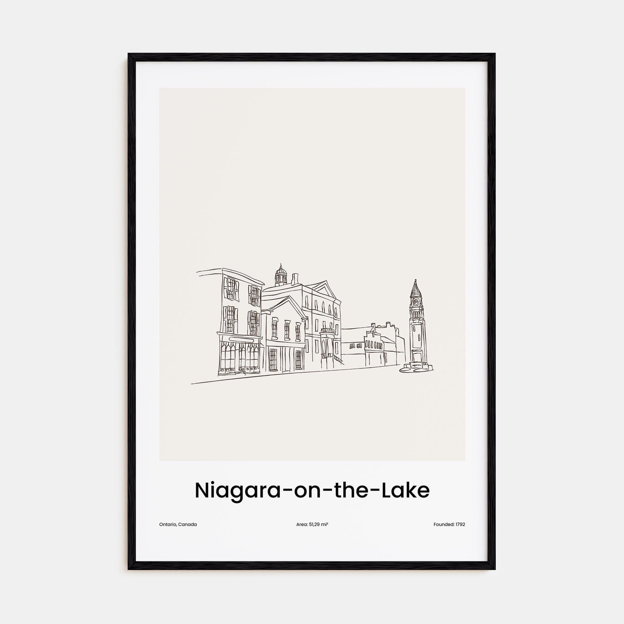 Niagara-on-the-Lake Drawn Poster