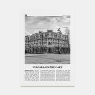 Niagara-on-the-Lake Travel B&W Poster