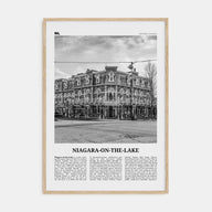 Niagara-on-the-Lake Travel B&W Poster