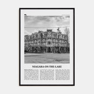 Niagara-on-the-Lake Travel B&W Poster