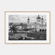 Nicaragua Landscape B&W Poster