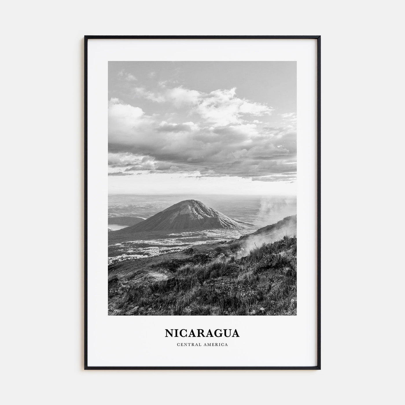 Nicaragua Portrait B&W Poster