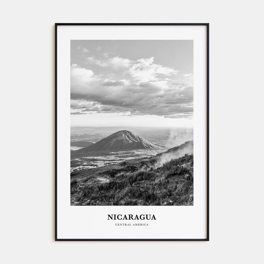 Nicaragua Portrait B&W Poster