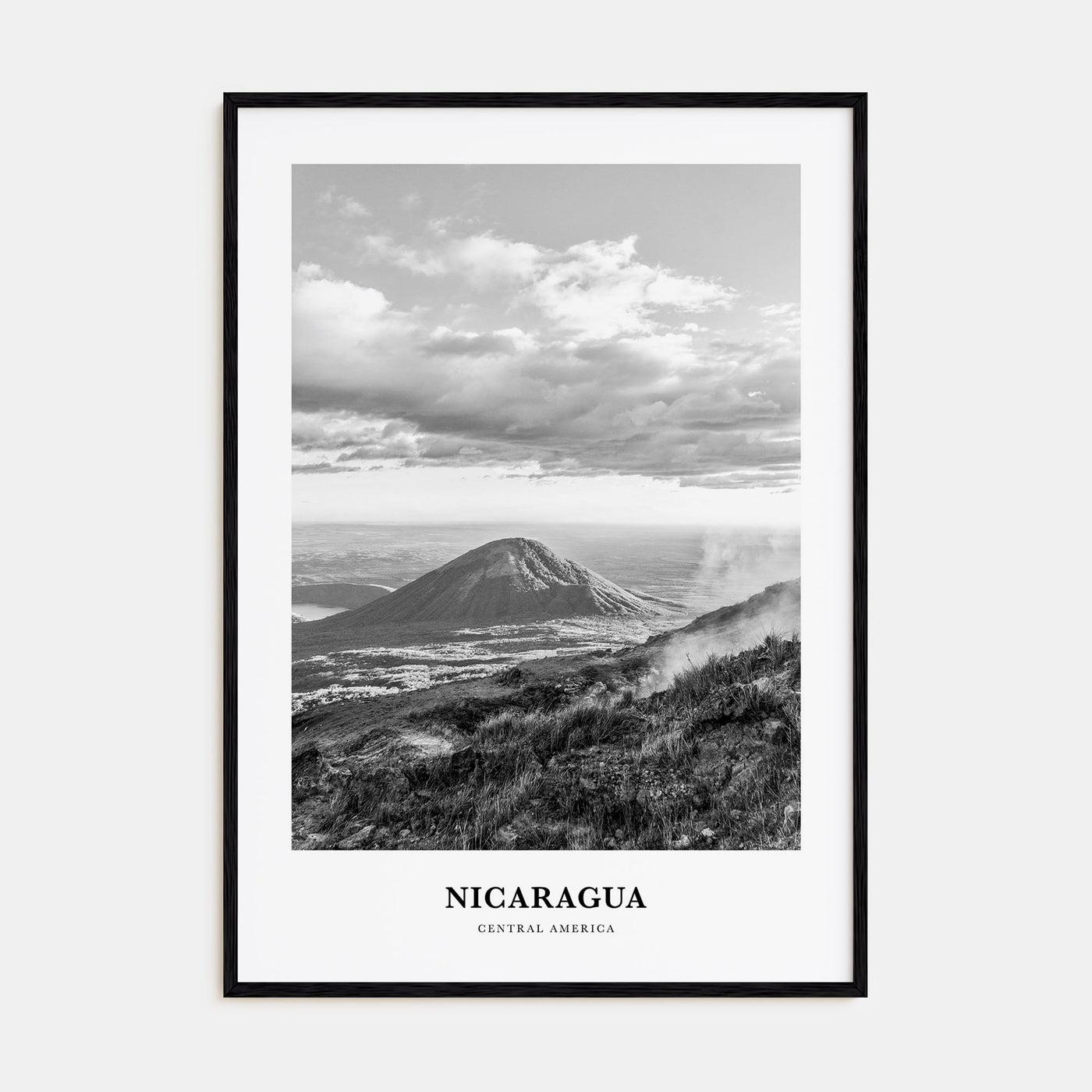 Nicaragua Portrait B&W Poster