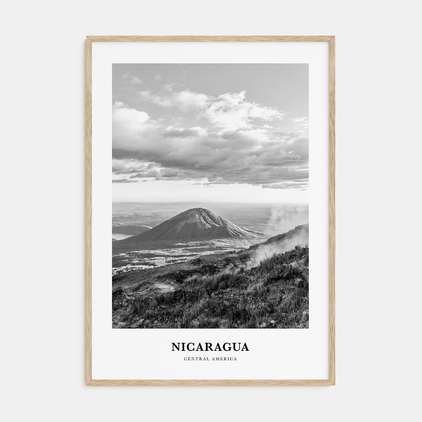 Nicaragua Portrait B&W Poster