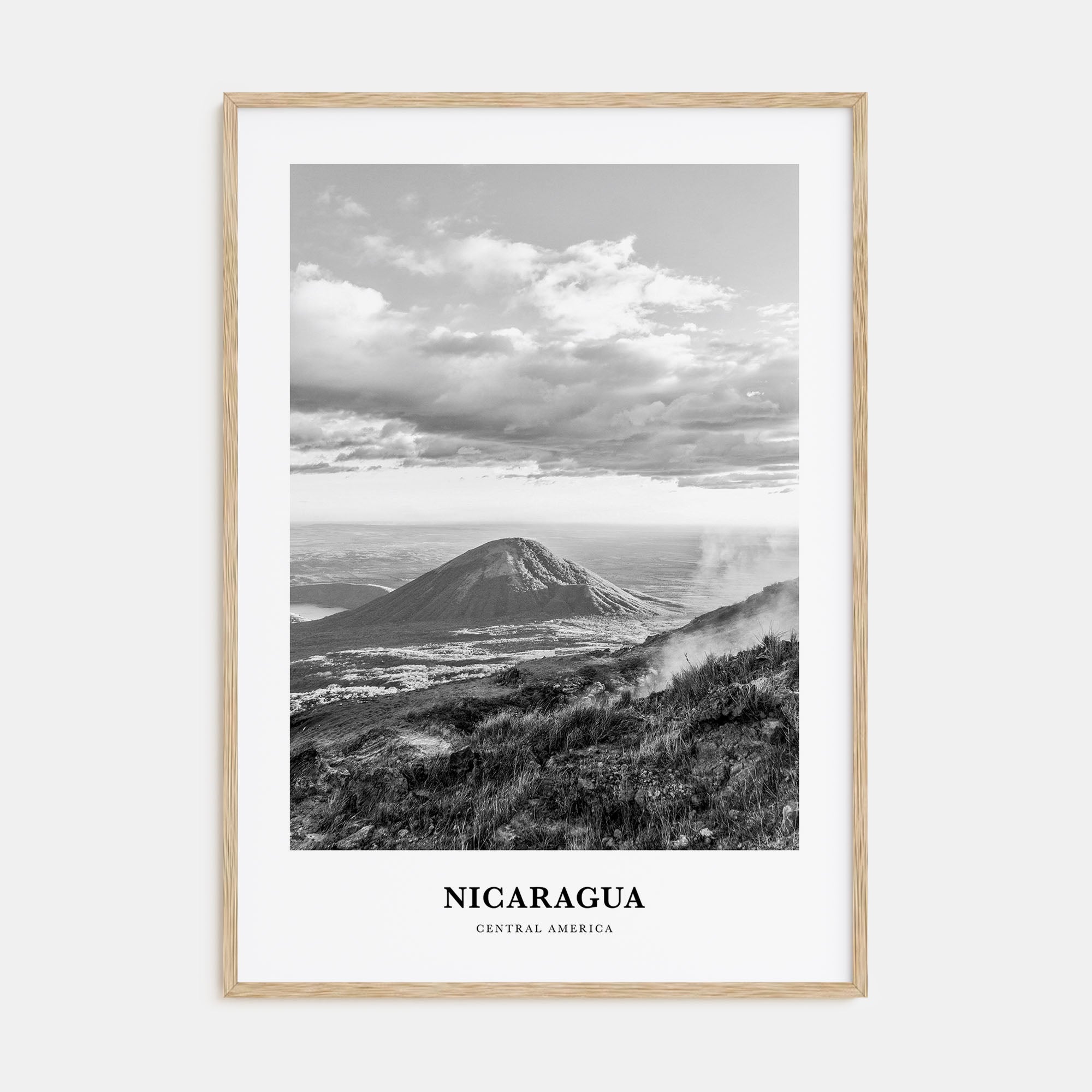 Nicaragua Portrait B&W Poster