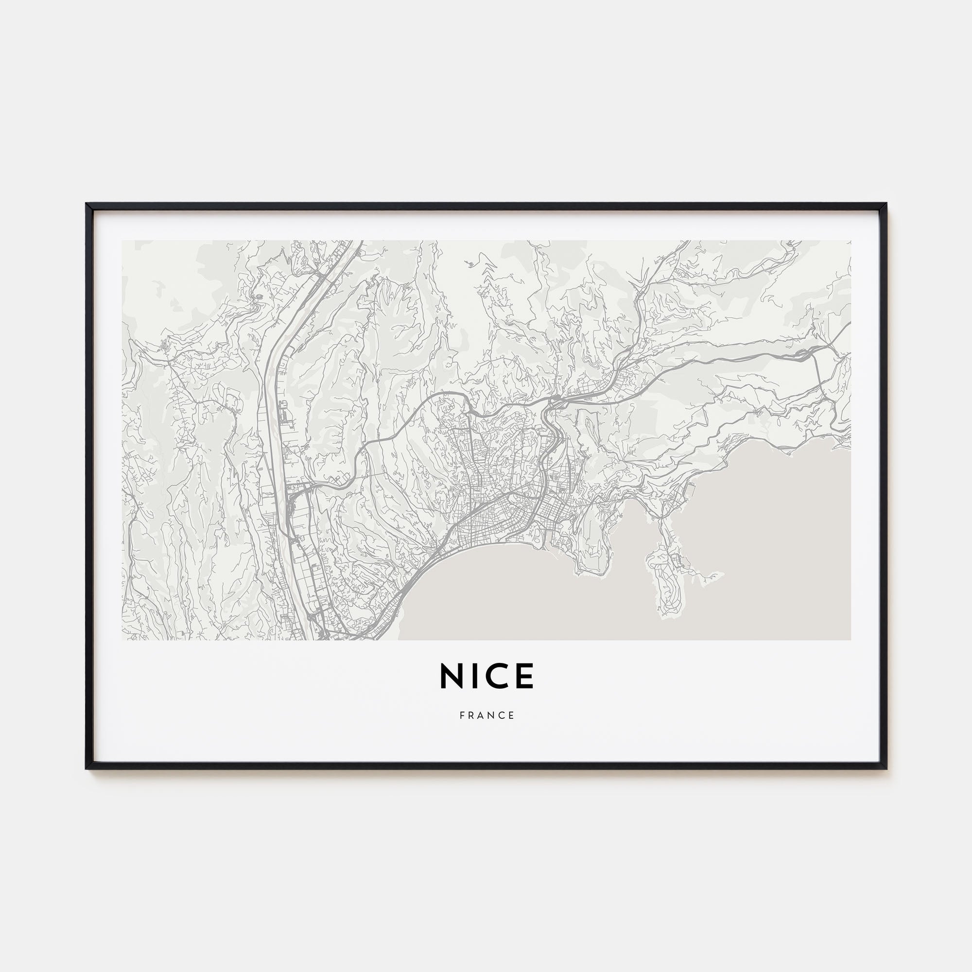 Nice Map Landscape Poster