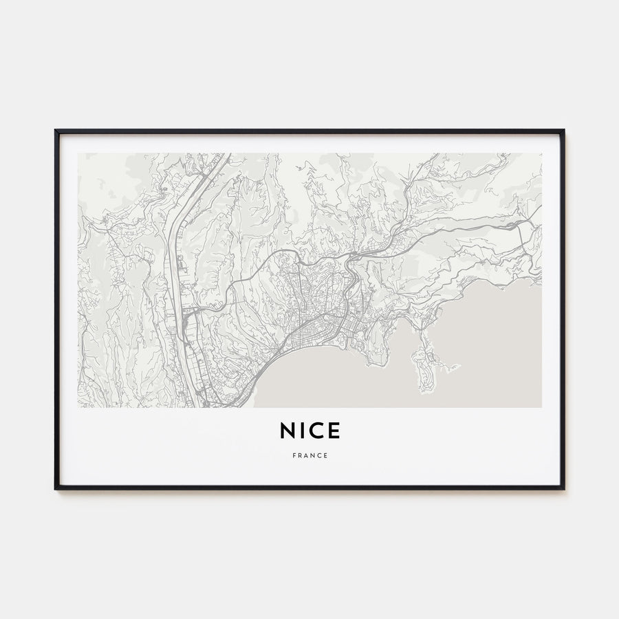 Nice Map Landscape Poster