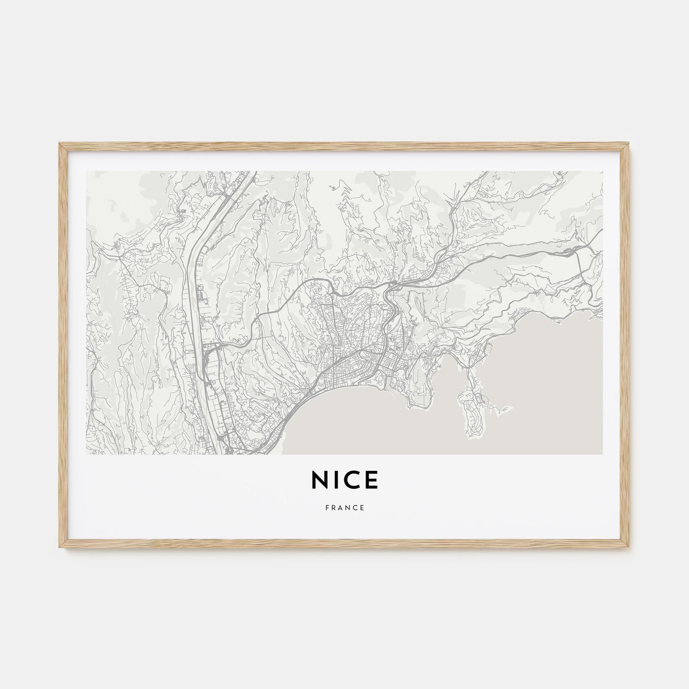 Nice Map Landscape Poster