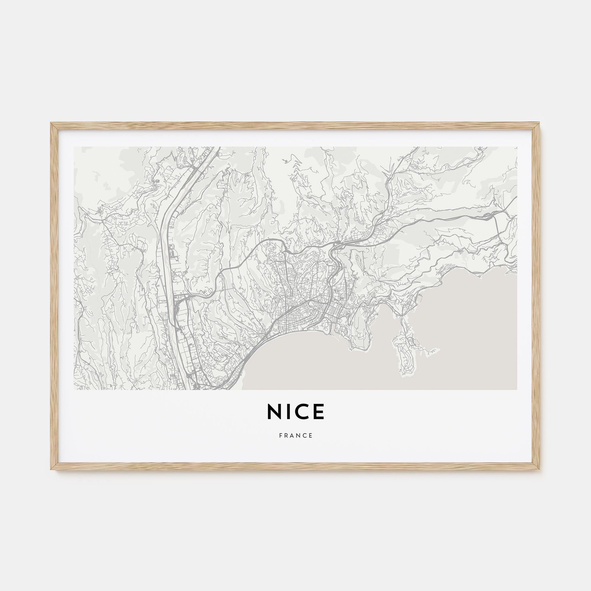 Nice Map Landscape Poster
