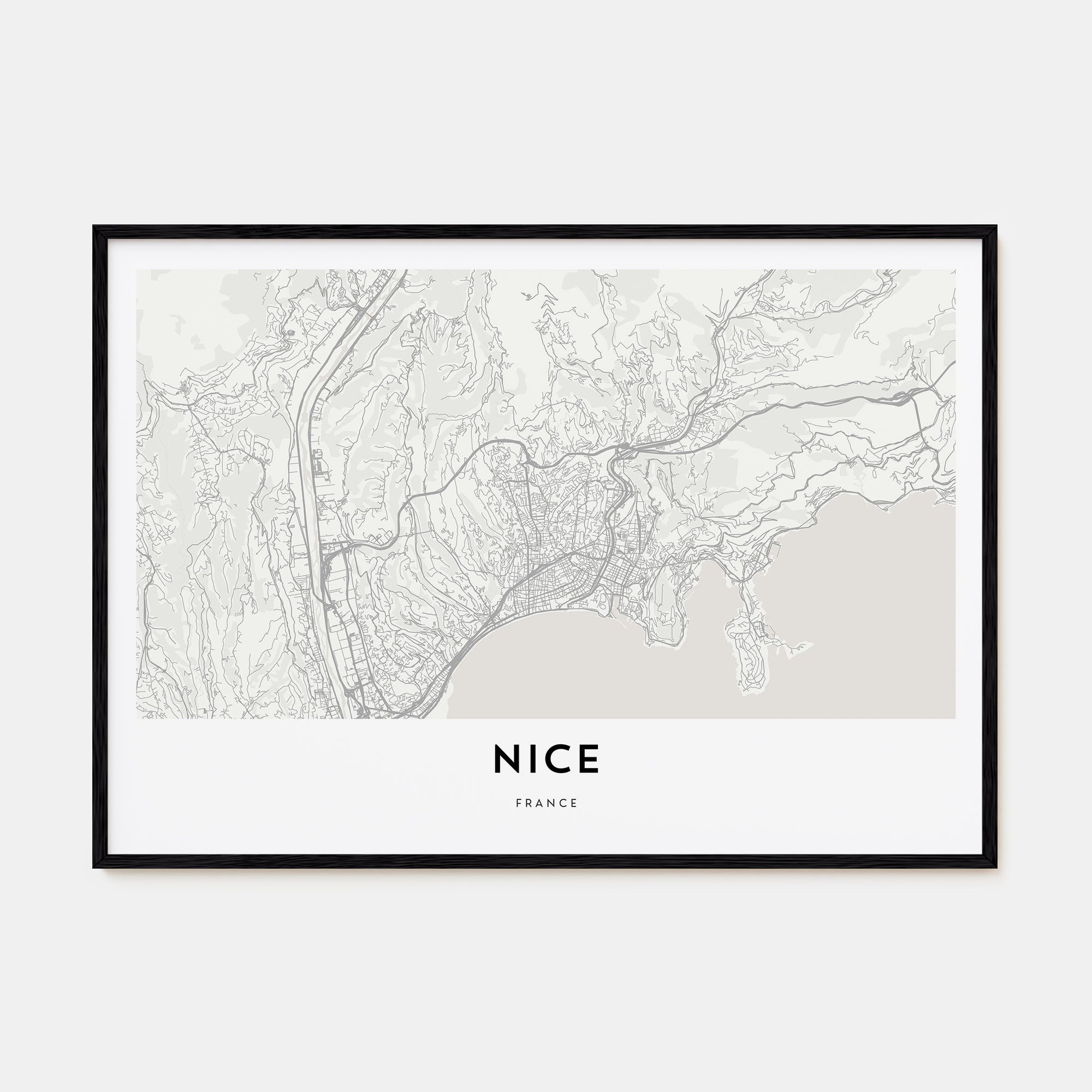 Nice Map Landscape Poster