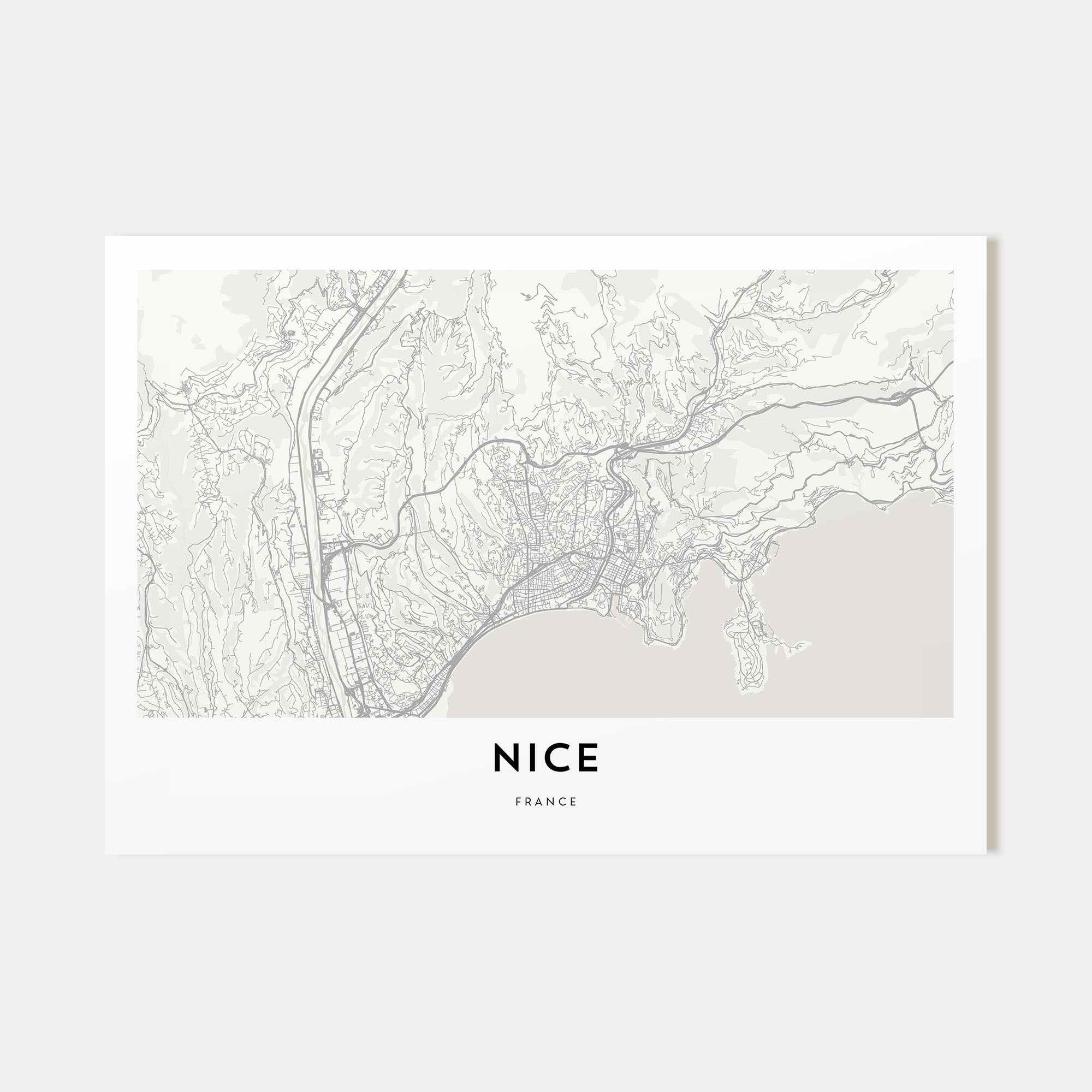 Nice Map Landscape Poster