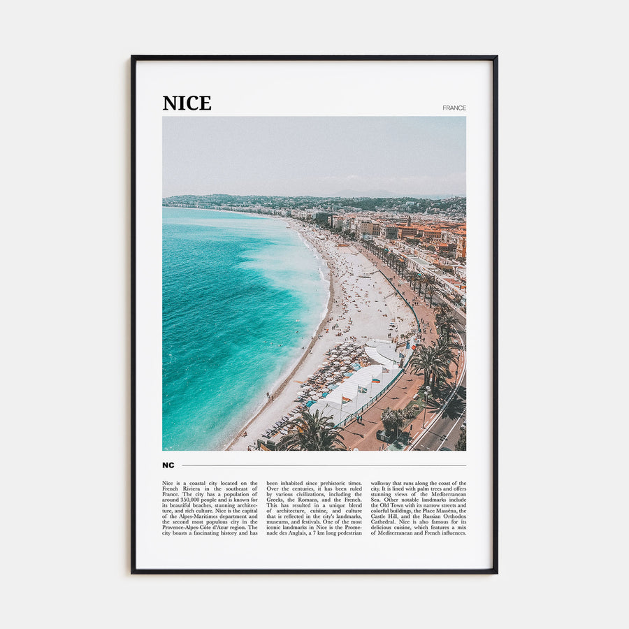 Nice Travel Color Poster