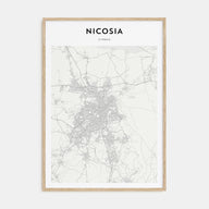 Nicosia Map Portrait Poster