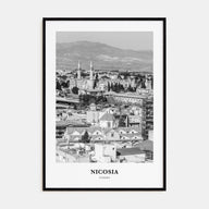 Nicosia Portrait B&W Poster
