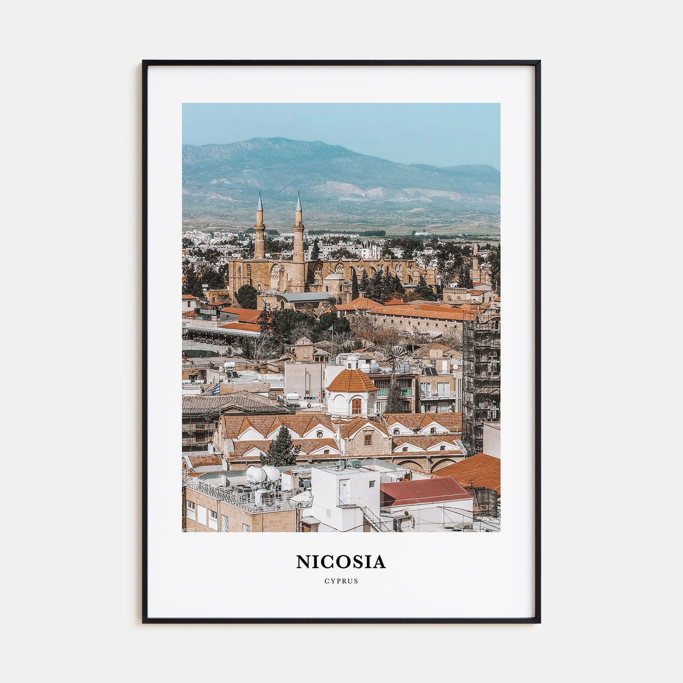 Nicosia Portrait Color Poster