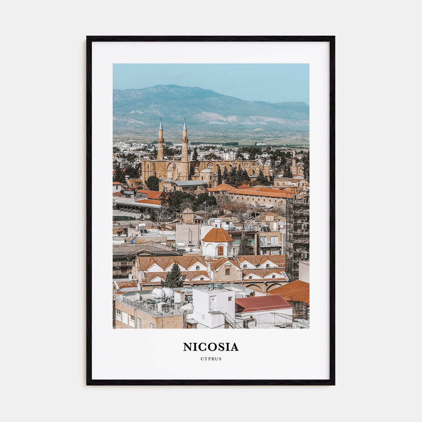 Nicosia Portrait Color Poster