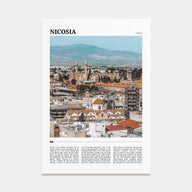 Nicosia Travel Color Poster
