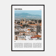 Nicosia Travel Color Poster