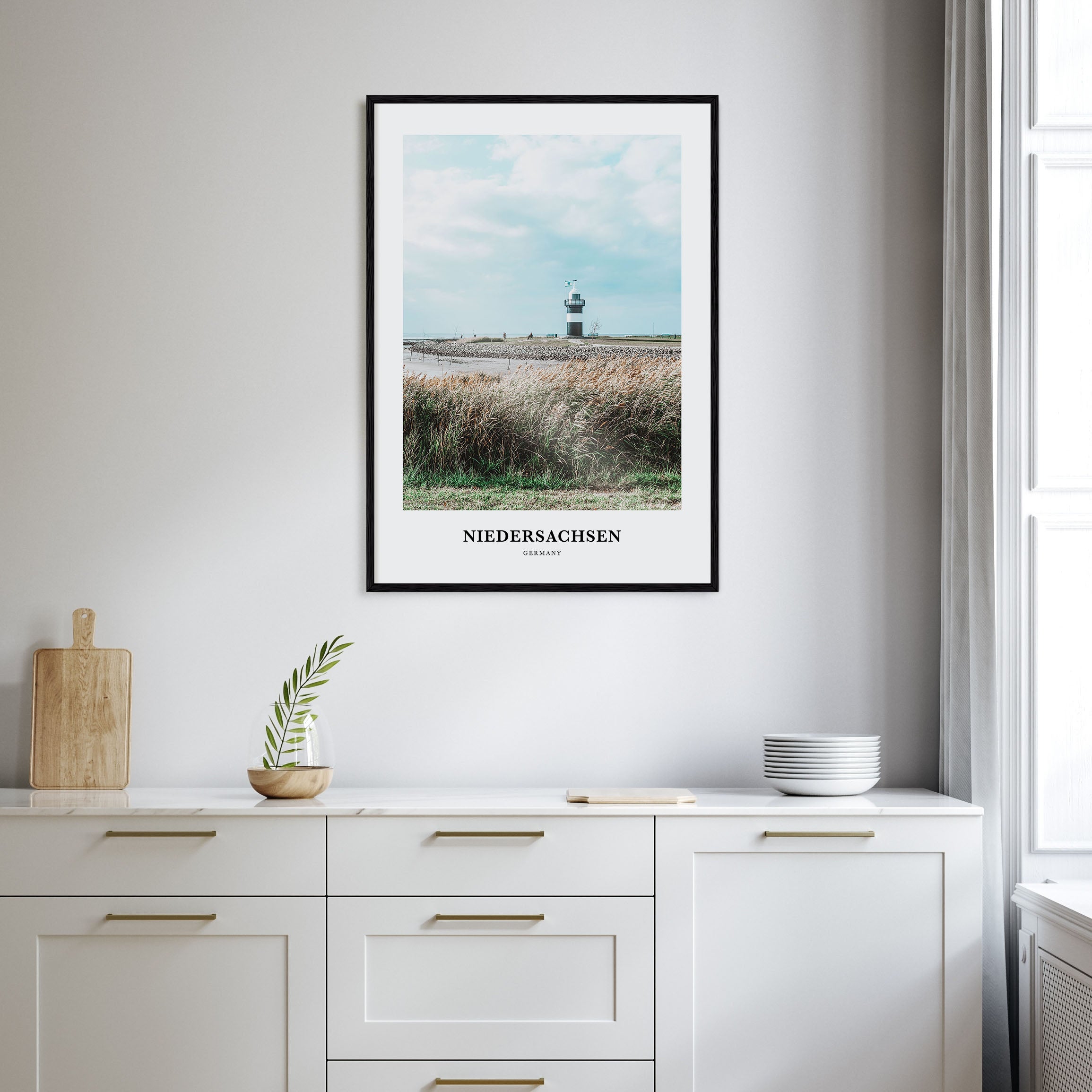 Niedersachsen Portrait Color Poster