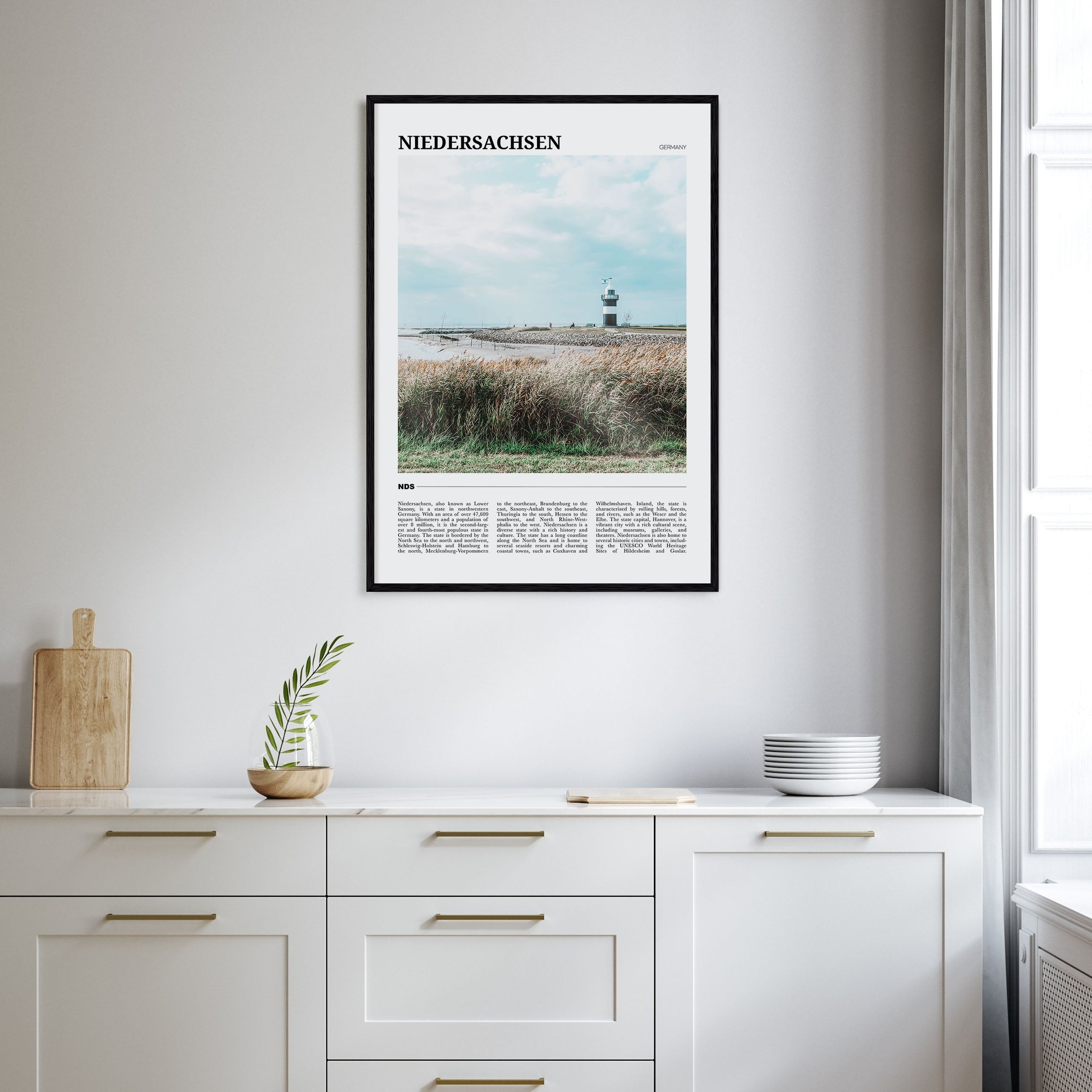 Niedersachsen Travel Color Poster