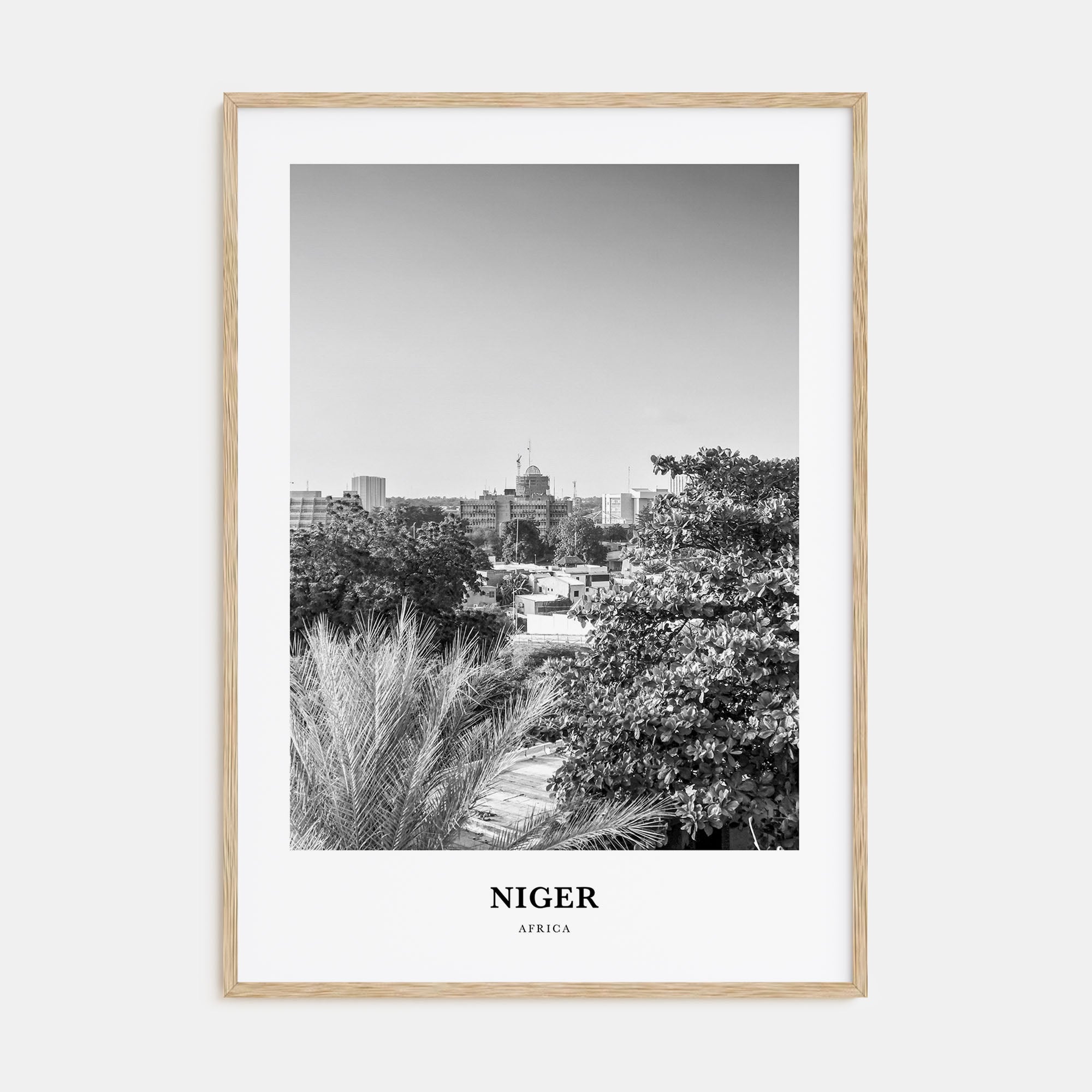 Niger Portrait B&W Poster