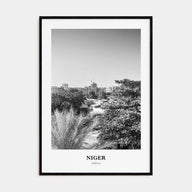 Niger Portrait B&W Poster