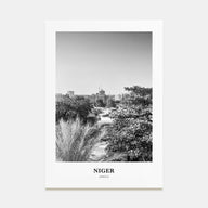 Niger Portrait B&W Poster