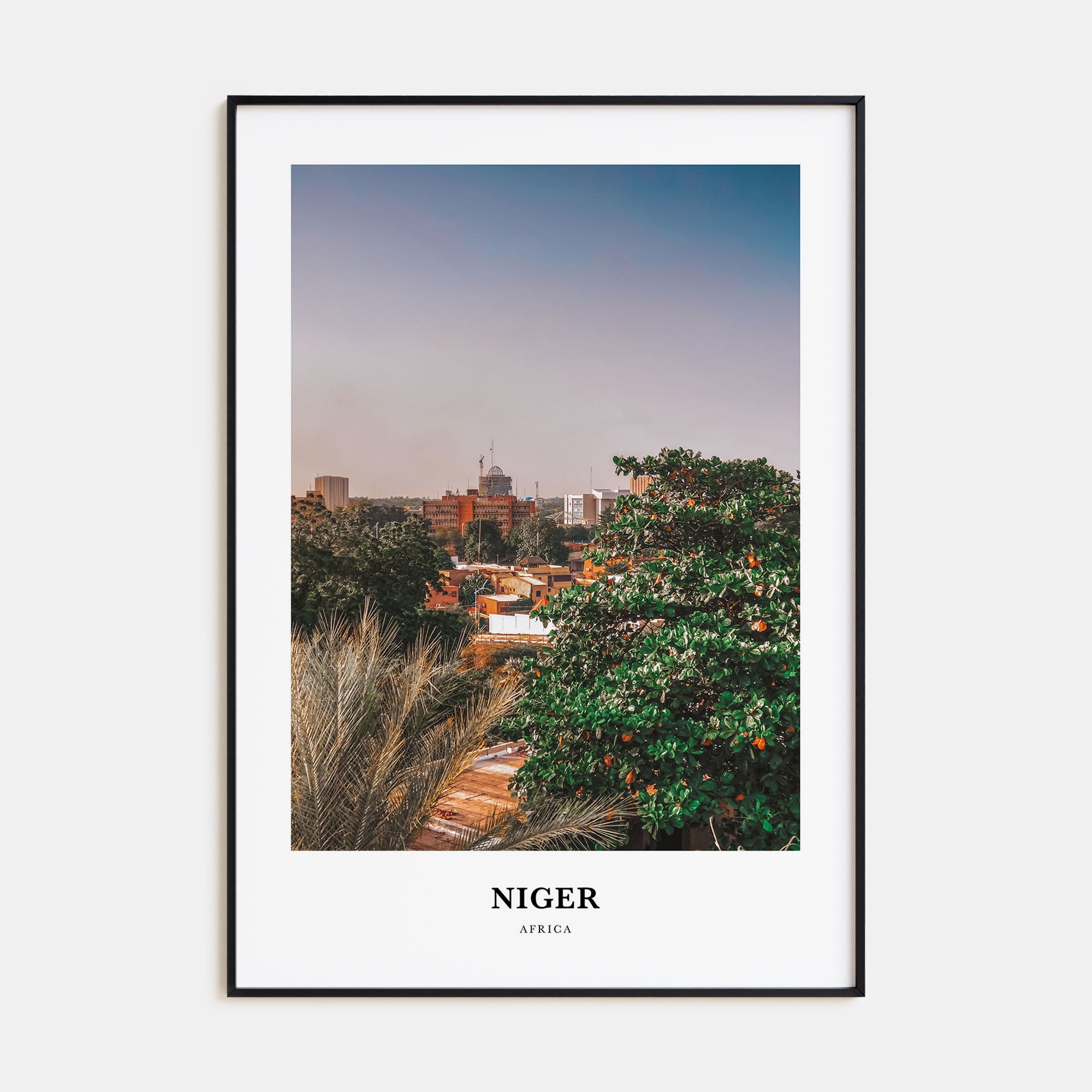 Niger Portrait Color Poster