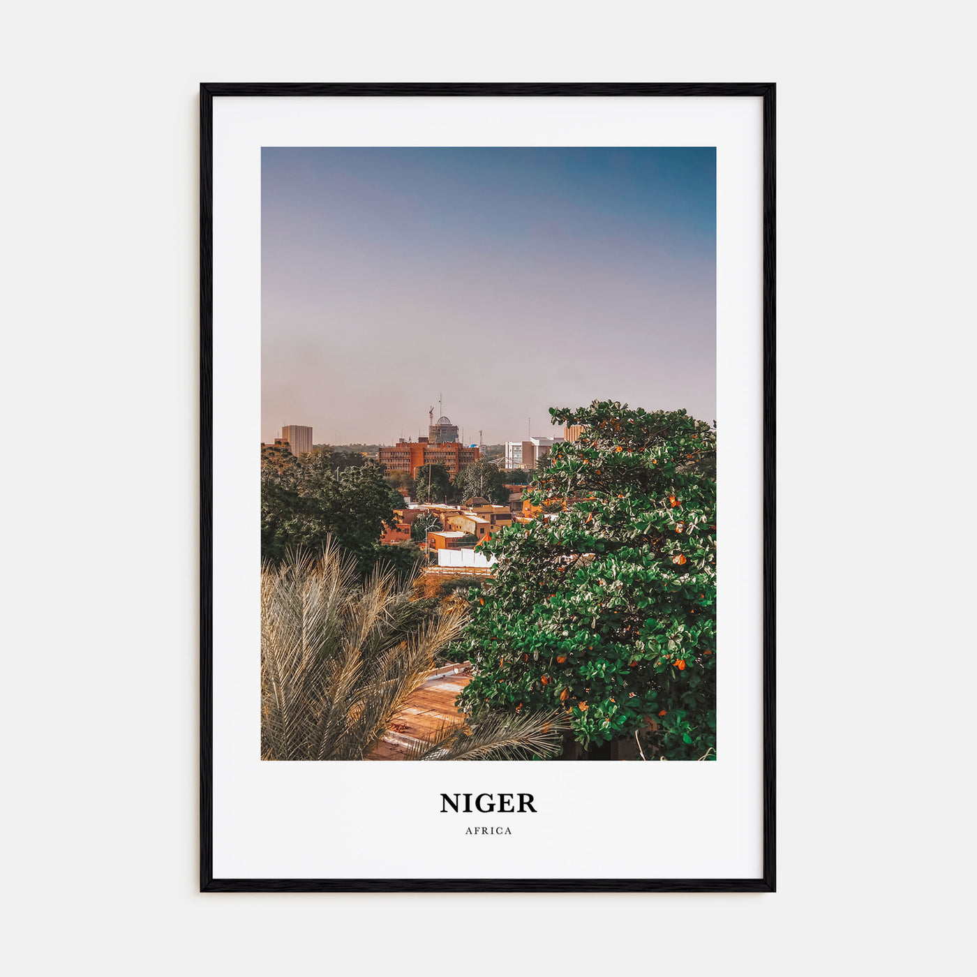 Niger Portrait Color Poster