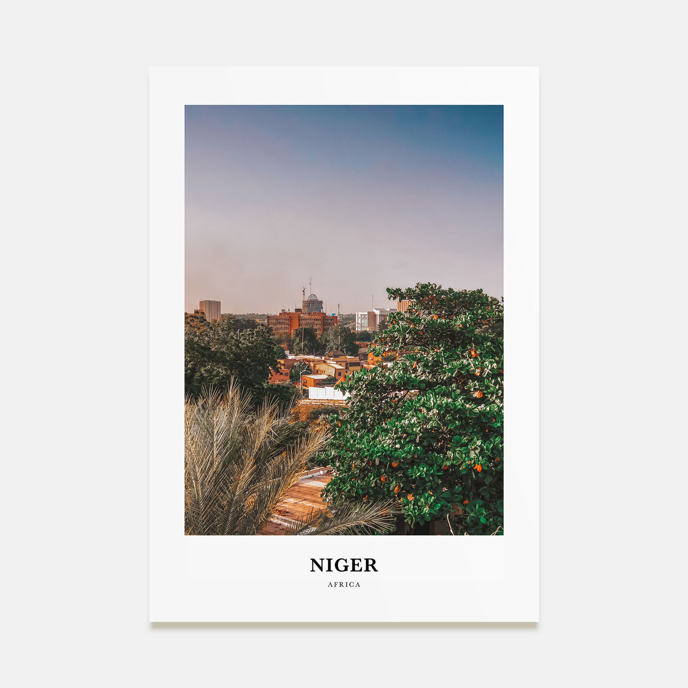 Niger Portrait Color Poster