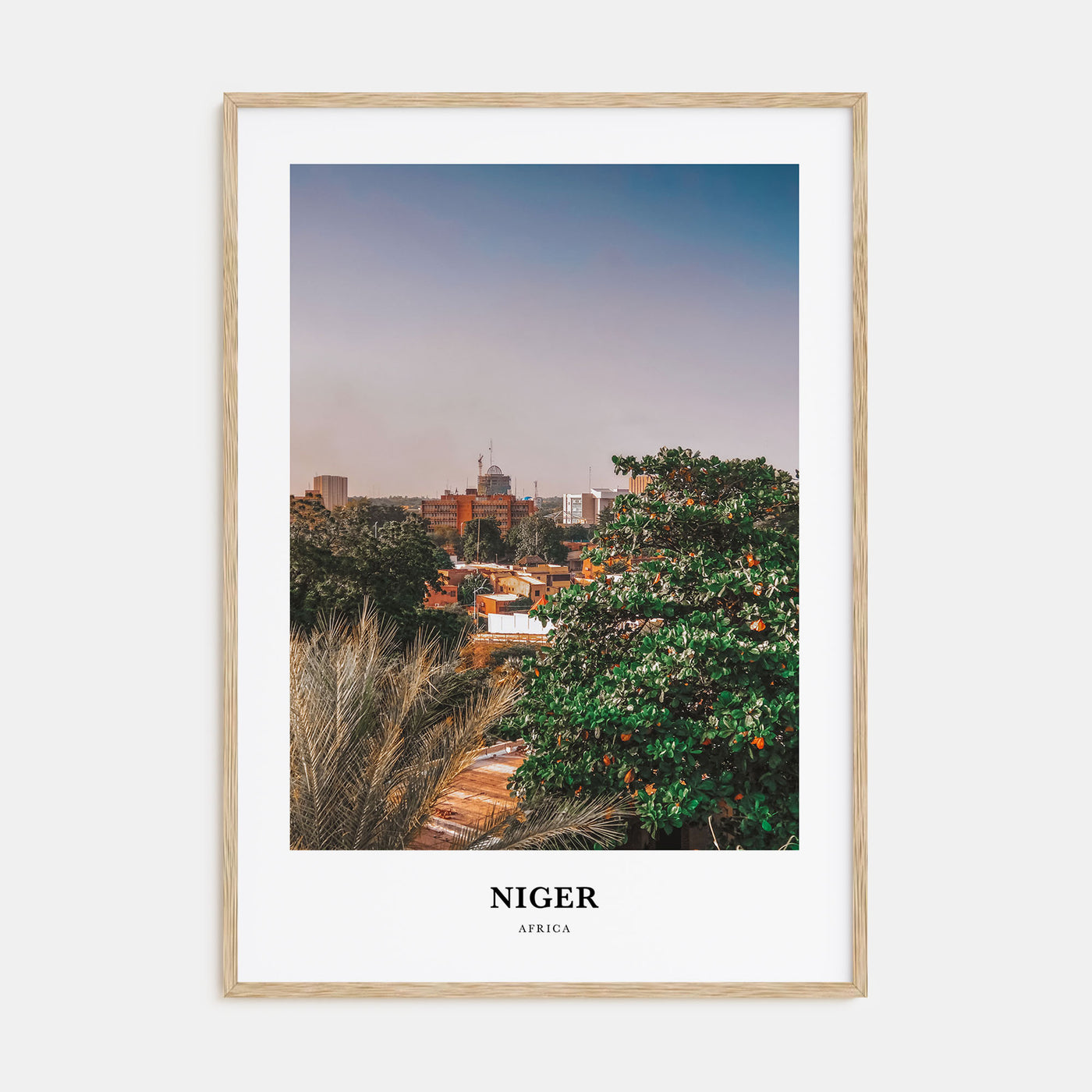 Niger Portrait Color Poster