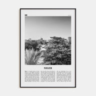 Niger Travel B&W Poster