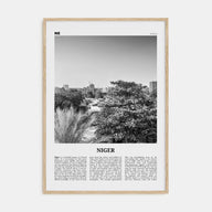 Niger Travel B&W Poster