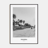 Nigeria Portrait B&W No 2 Poster
