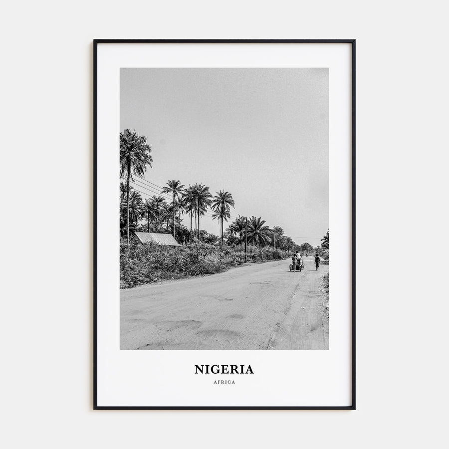 Nigeria Portrait B&W No 2 Poster